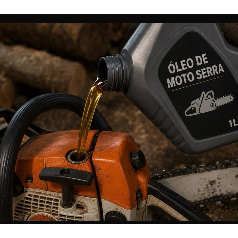 Óleo Para Moto Serra Semi Novo (Usado) , IDeal Para Moto Serra Sem Sujeiras De Vida Útil Para  Ela .