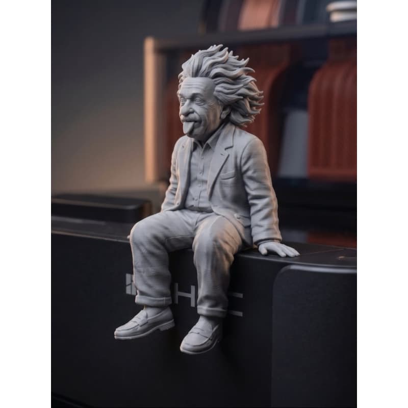 Albert Einstein Impressão 3D | Bonecos, Chaveiros e Enfeites Decorativos