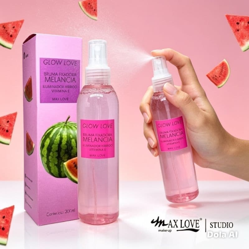 GlowLove Bruma Fixadora de Melancia 🍉✨