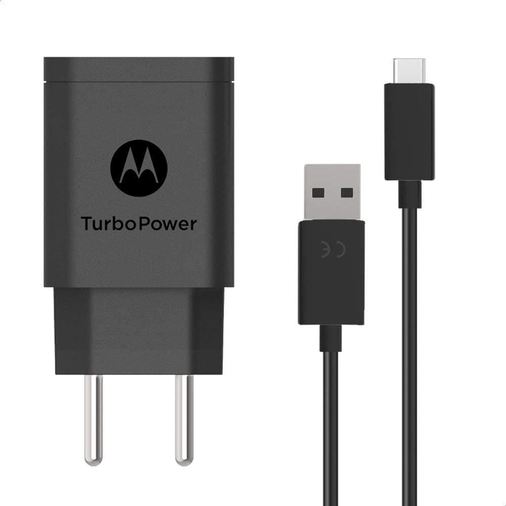 Carregador Turbo Power™ 15W Motorola Porta USB-A (ODM-SPN5997A-N), Cabo USB-A, USB-C (SC-18) 110V/220V