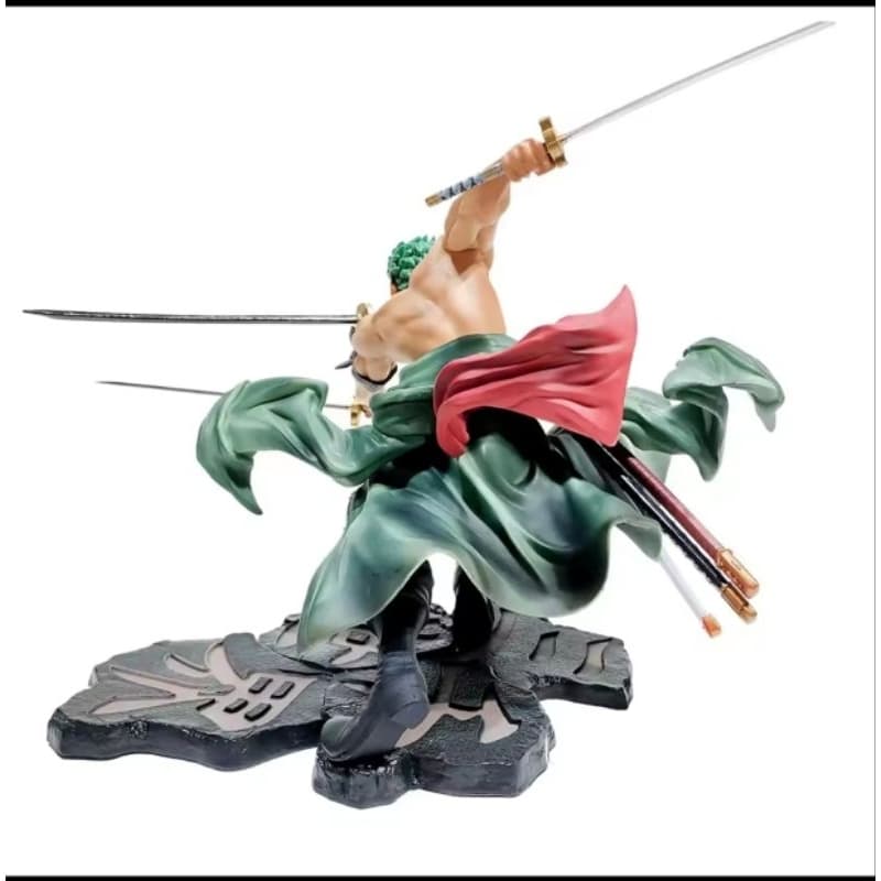 Figura de Ação Zoro - One Piece: Detalhes Premium, Estilo Anime, Colecionável