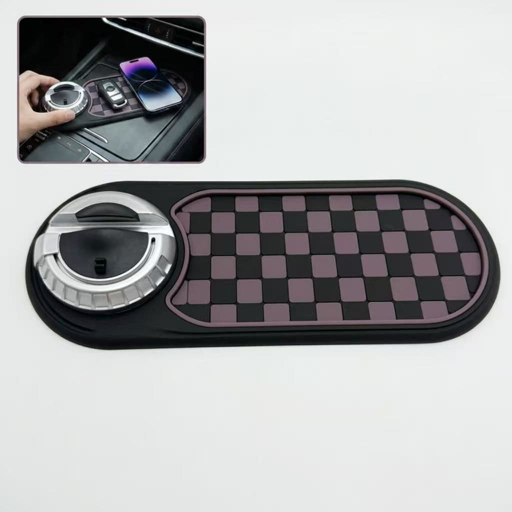 Manta Antideslizante de Silicone para Painel de Carro – Fixa Chaves, Celular e Cartões com Segurança
