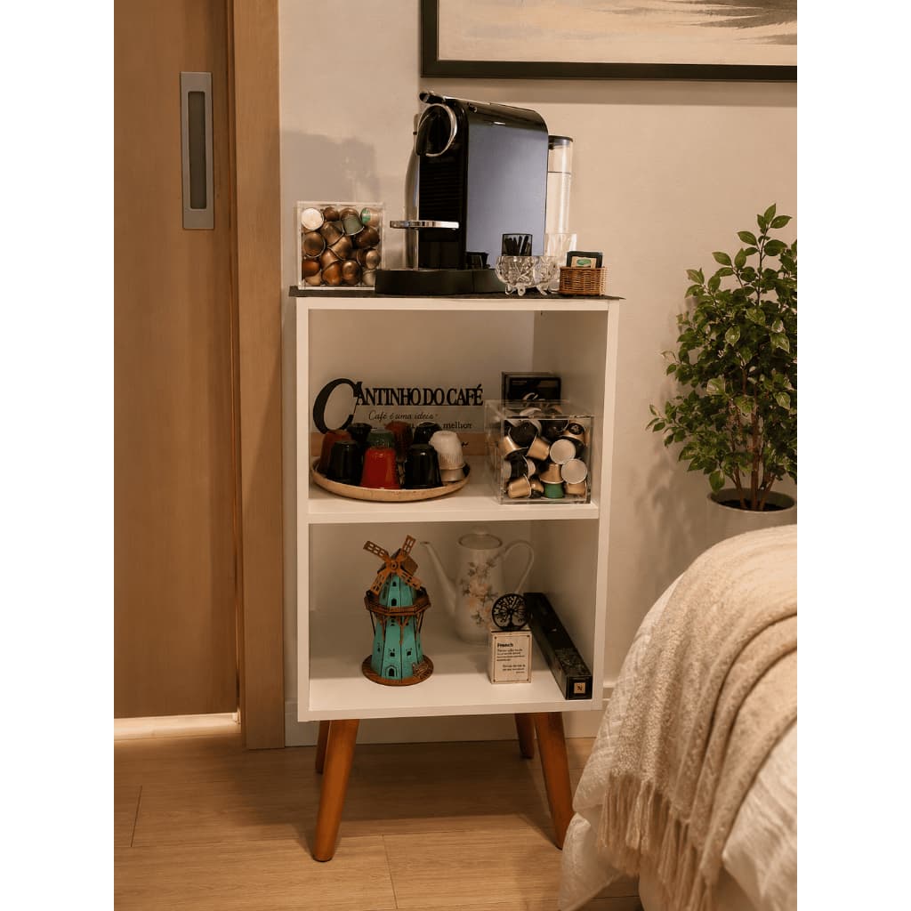 Mesa de Apoio Com pé palito estilo retrô - Compmovel