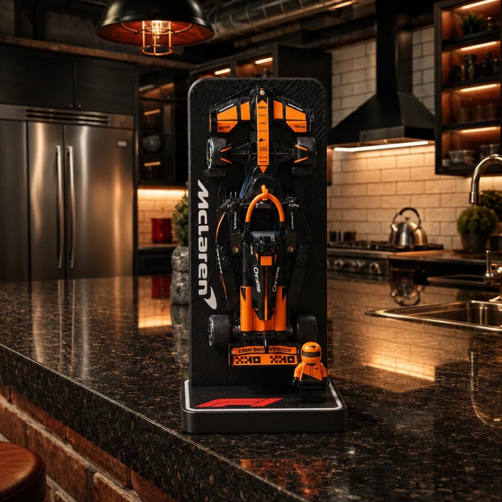 Suporte Speed Champions Lego - MCL38 McLaren - Luxo
