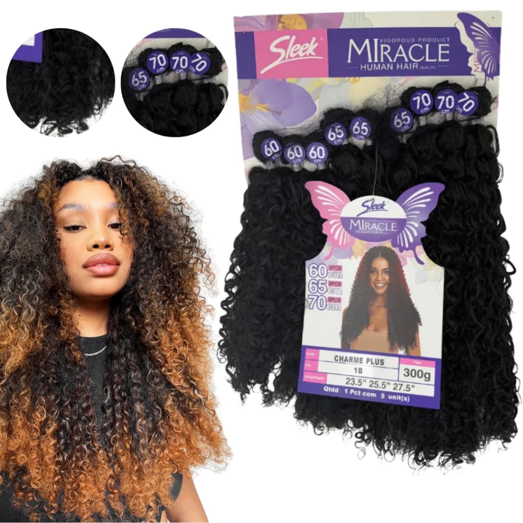 Cabelo Bio Fibra Cacheado Na Tela Charme Plus Miracle Human Hair
