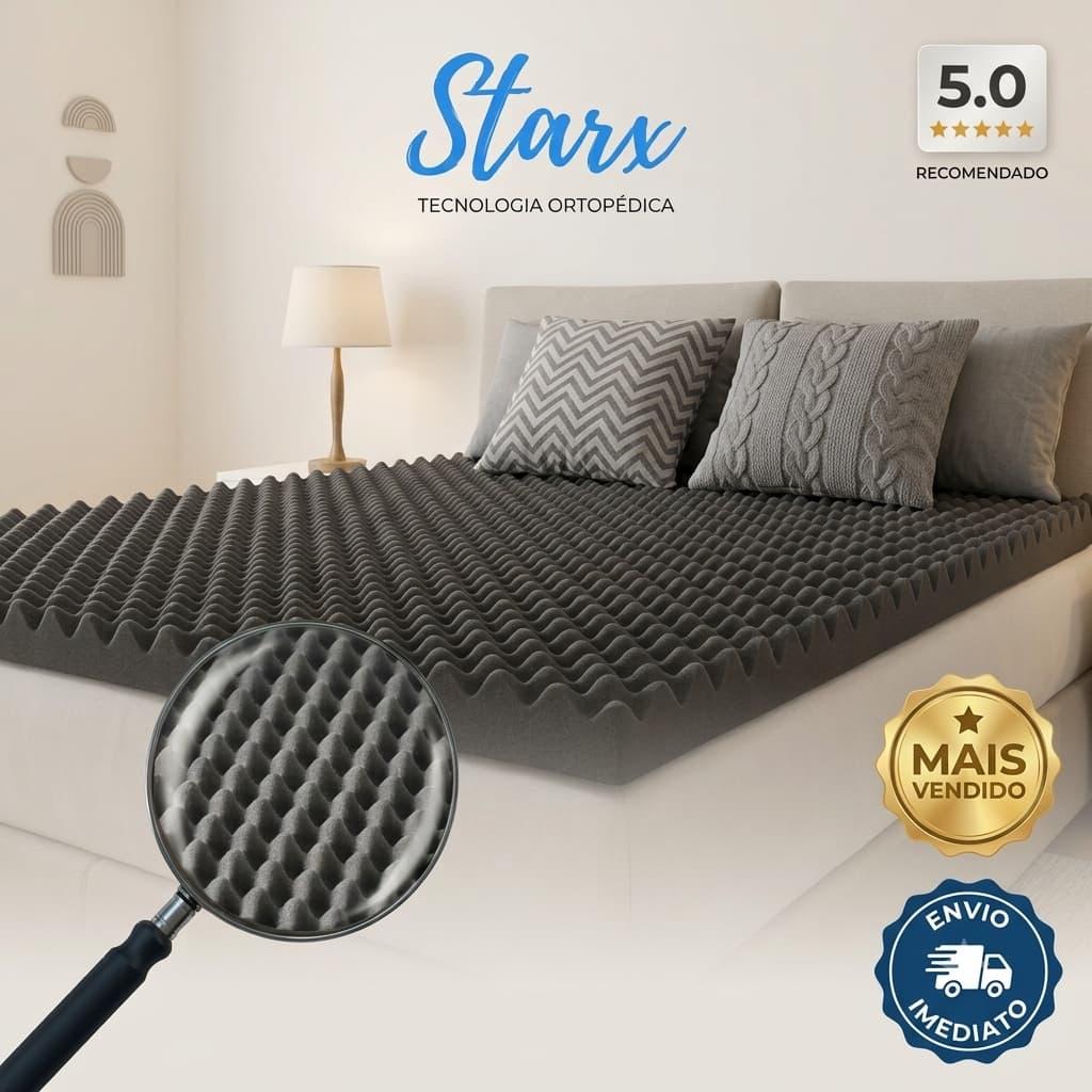Pillow Top Massageador Colchonete Caixa De Ovo Casca Anti-escaras D23