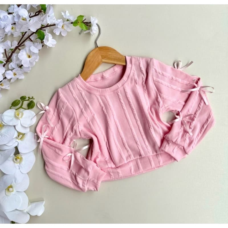 Blusa Feminina Infantil Juvenil Manga loga de laços Ana Ruga