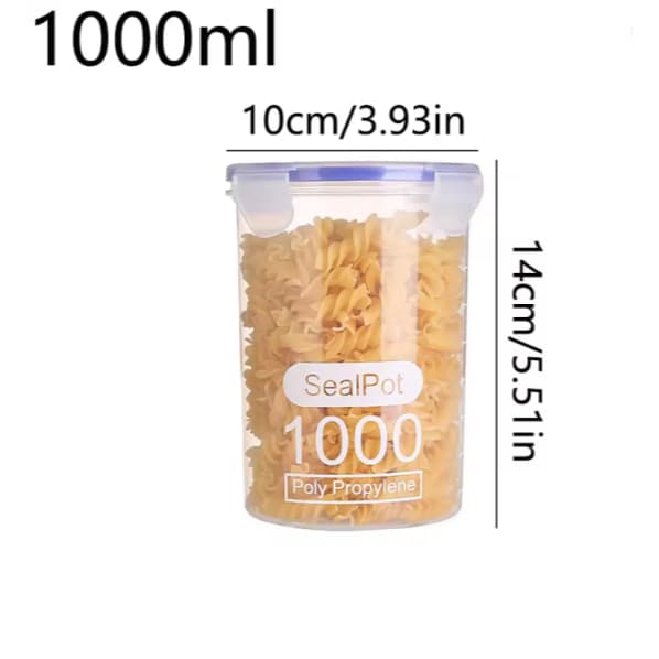 Pote Hermético SealPot 1000ml Em Polipropileno Livre De BPA