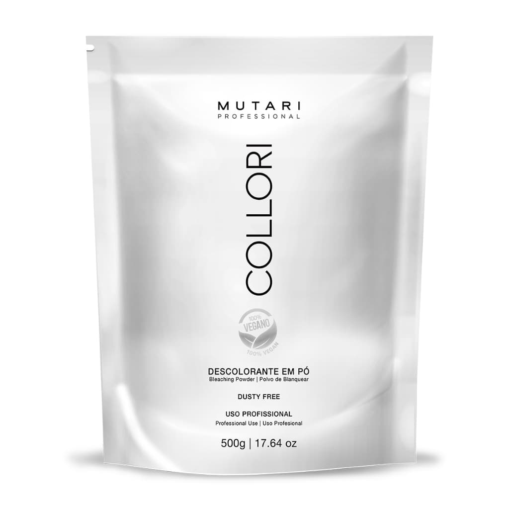 Pó Descolorante Up Collori 500g Para Cabelo Vegano Mutari Descolorante