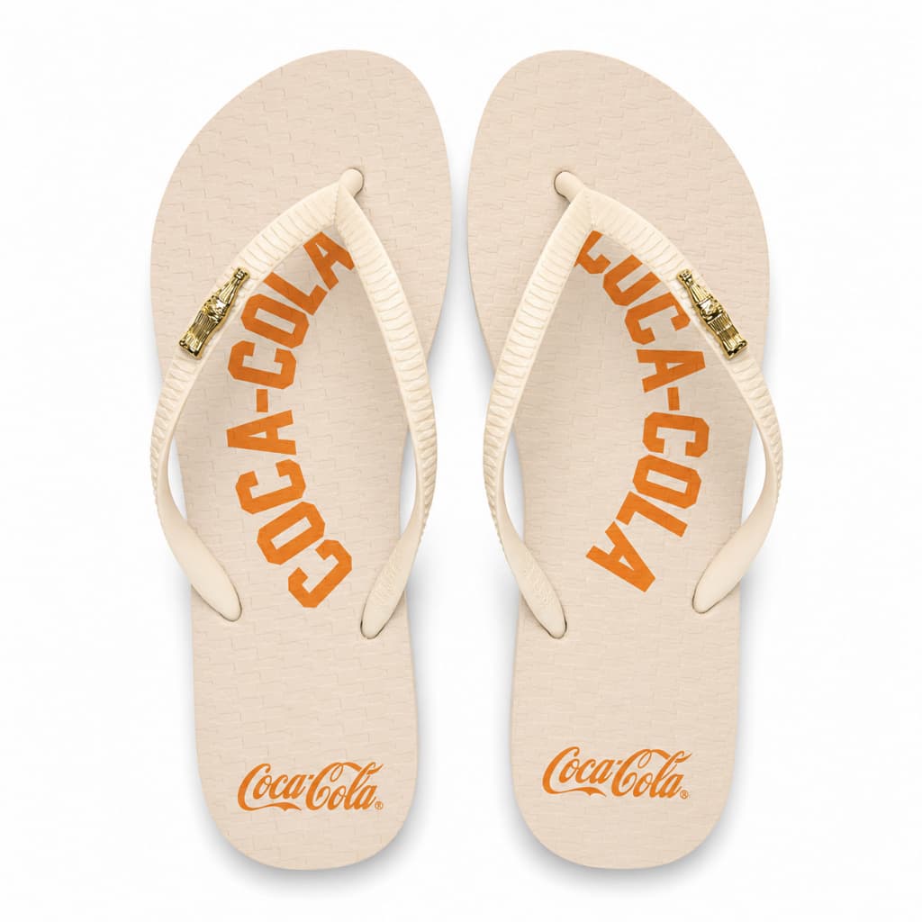 Chinelo Coca Cola Feminino Circle Colours Cc4737
