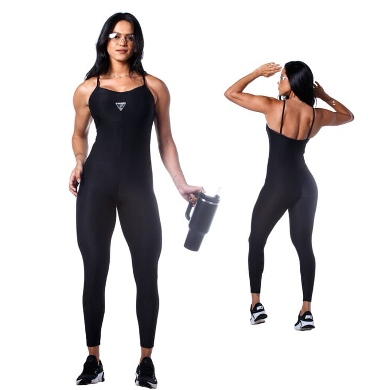 DIASP Macacão Legging Fitness Roupa De Academia Leg Inverno Canelado Premiu