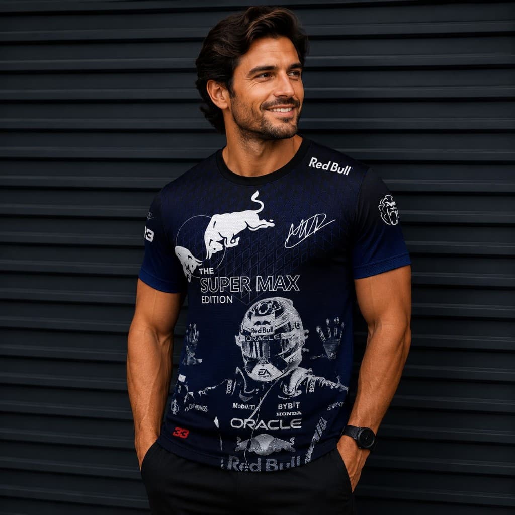 Camiseta Automobilística Super Max Edition – Dry Fit | Full Print 3D Envio Imediato