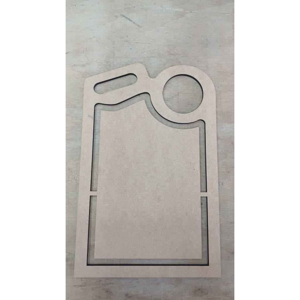 Gabarito Molde Para Petisqueira Personalizado Tabua M2 Mdf Cru 6mm 50x 30cm