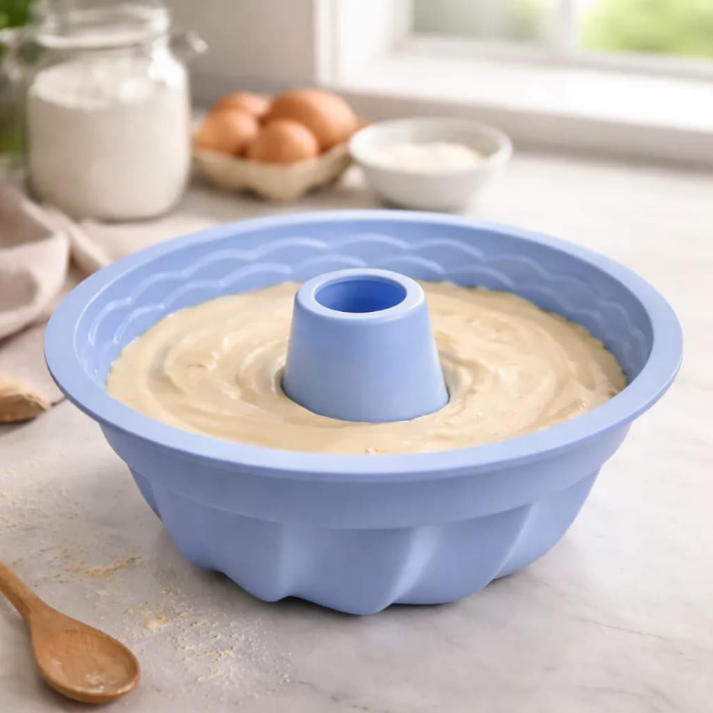Forma Bolo De Silicone Vazada Antiaderente 23cm Cor Sortidas Forma Bolo De Silicone Vazada Antiaderente 23cm Cor Sortida