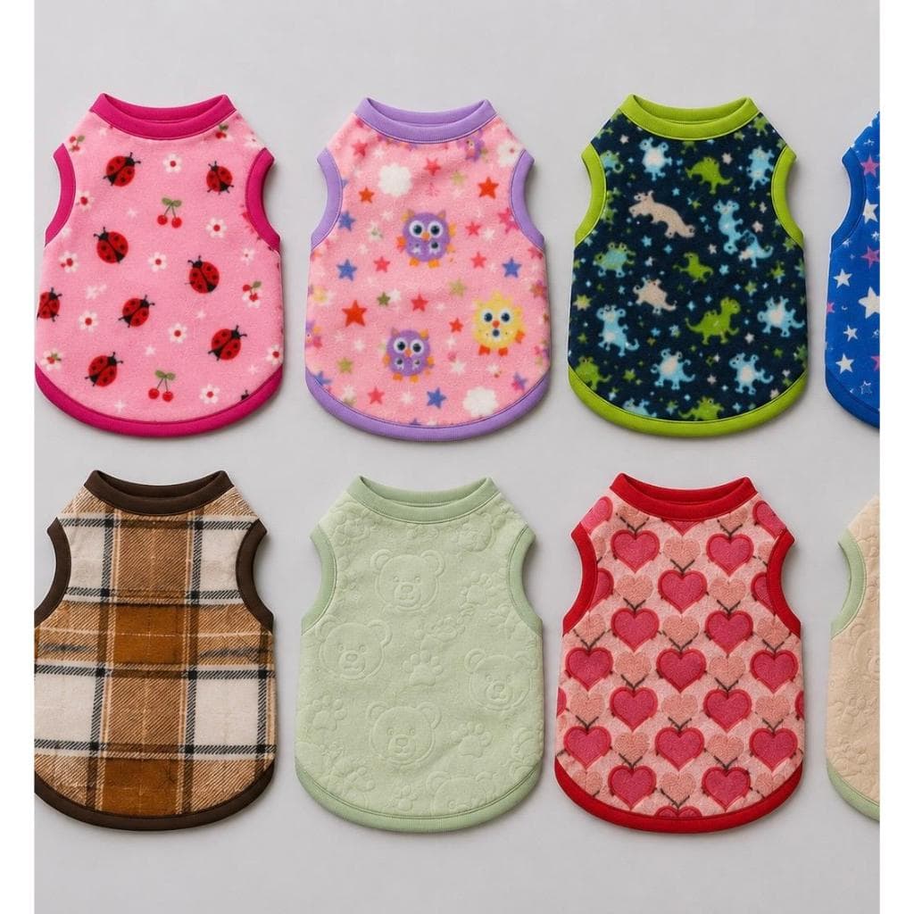 roupa para cachorro gato quentinha estampas variadas sortido envio imediato