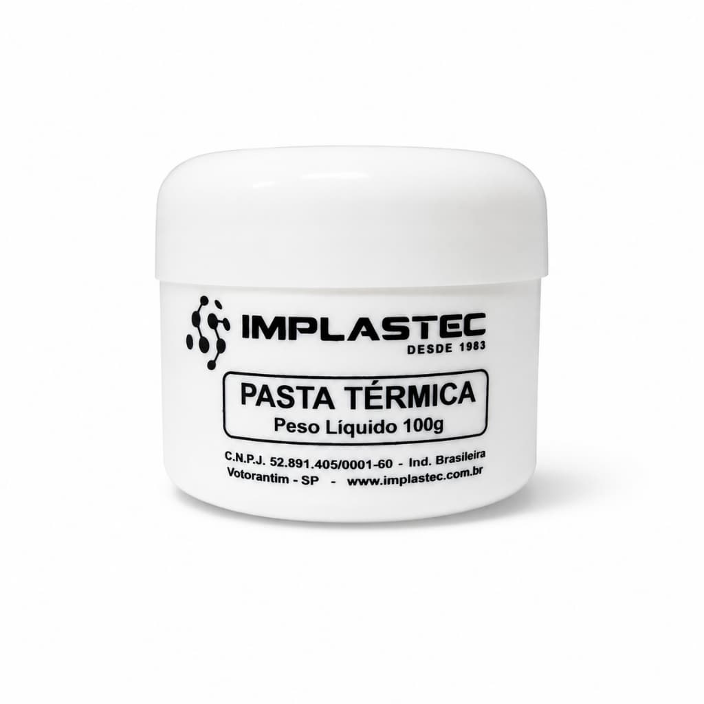 Pasta Térmica Implastec 100g Cor Branco