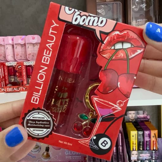 Gloss de Cereja Billion Beauty