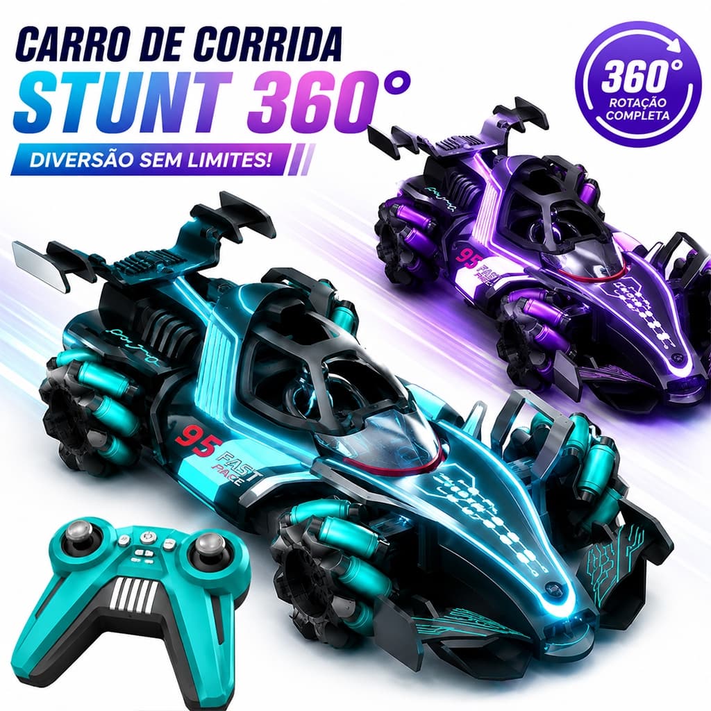 Carrinho Controle Remoto Drift Radical Brinquedos de Menino Recarregável
