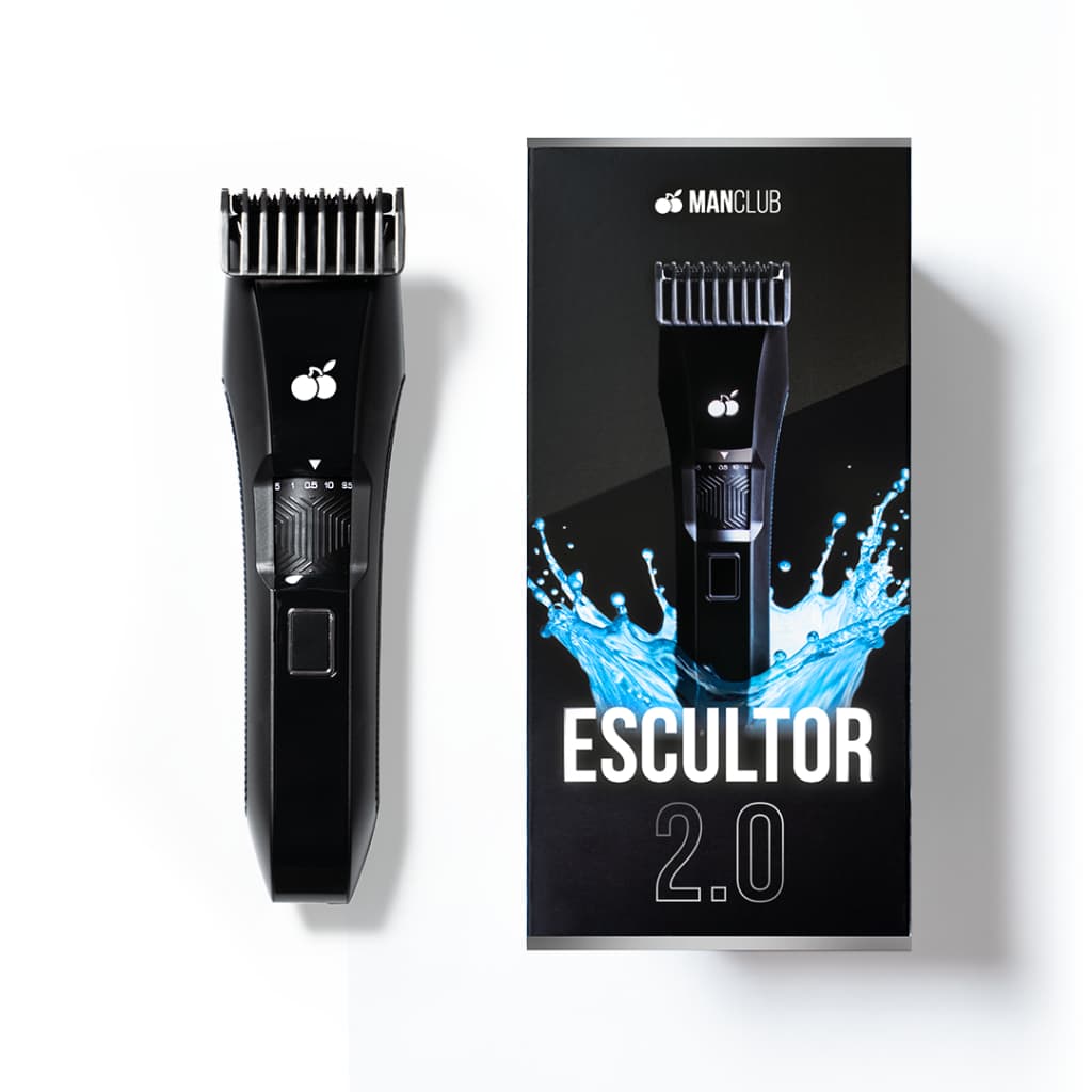 Barbeador Elétrico sem fio A Prova D’água - Escultor 2.0 da MANCLUB