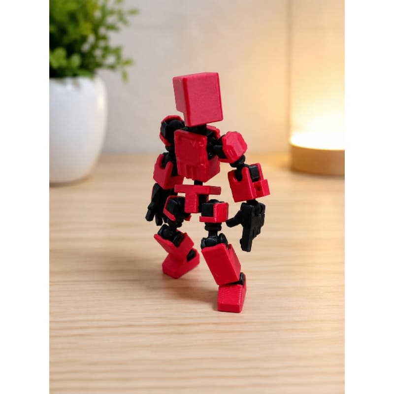 Mini Dummy 13 Boneco Articulado De Ação Impresso Em 3D