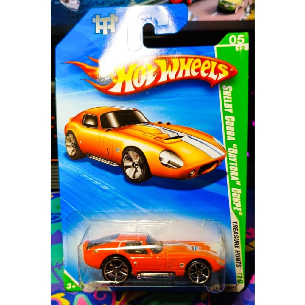 Hot Wheels Treasure Hunts Normal 2010 Shelby Cobra Daytona Coupe Laranja N049 Lacrado