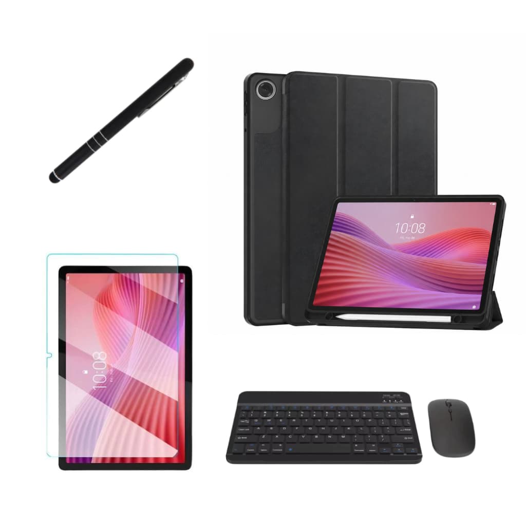 Kit Completo Capa + Teclado + Película + Caneta Para Lenovo Tab 10.1 Polegada 2025 K10 Gen2 2025 TB311FU TB311XU