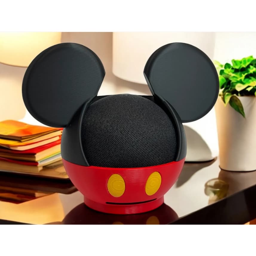 Suporte Alexa Mickey Echo Dot 5ª Geração Presente