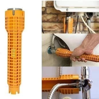 Chave Hidraulica Torneira Ajustavel Multiuso Kit 5 Pecas Ferramenta Seguranca Durabilidade
