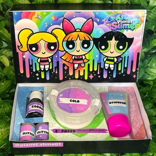 Kit Slime Super Poderosa | Faça Seu Próprio Slime