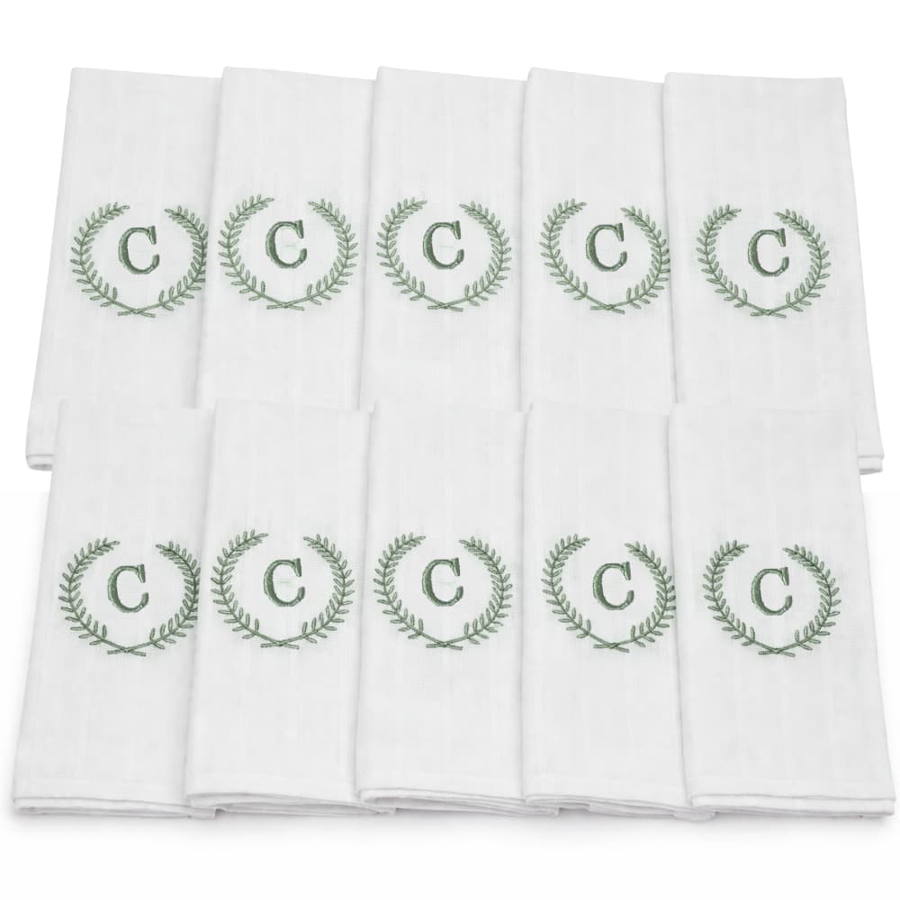 Fralda de Boca Bebê Kit com 10 Boquinha Personalizada 100% Algodão Menina Menino