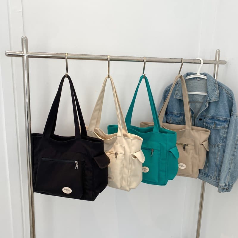 Bolsa Feminina Casual de Lona Grande Capacidade para Faculdade Curso Trabalho Passeio