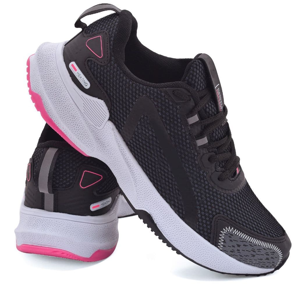 Tênis Feminino Antiderrapante Macio Academia Caminhada