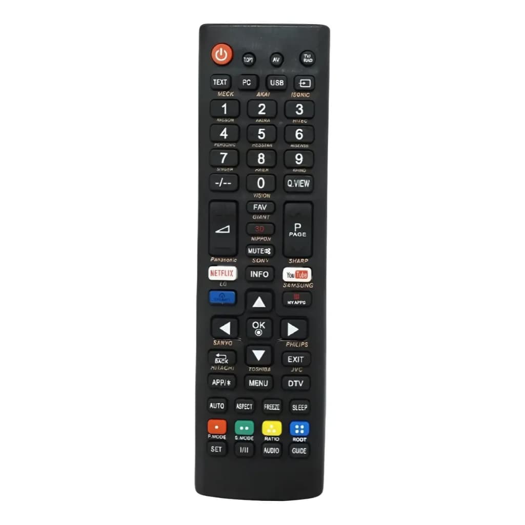 Controle Remoto Universal Eletro Mex | Compatível com Diversas Marcas de TV