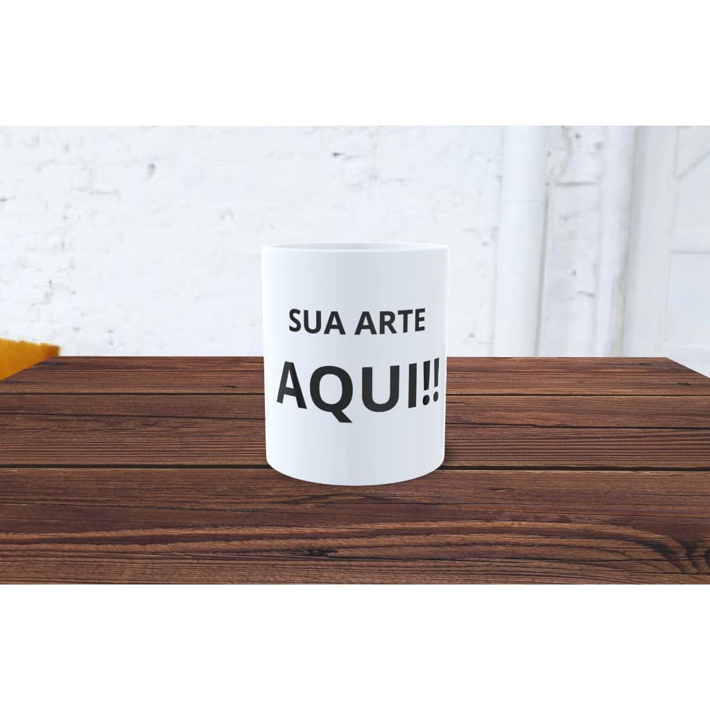 CANECA PERSONALIZADA PORCELANA CERAMICA QUALQUER ARTE