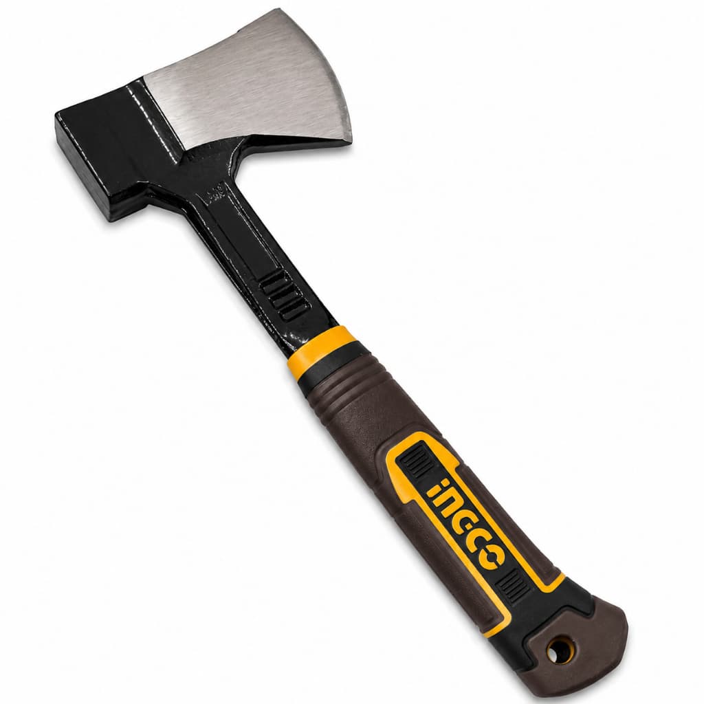 Machado 600g Cabo Forjado Emborrachado Machadinha Profissional Corte Árvore Lenha INGCO HAX081600L