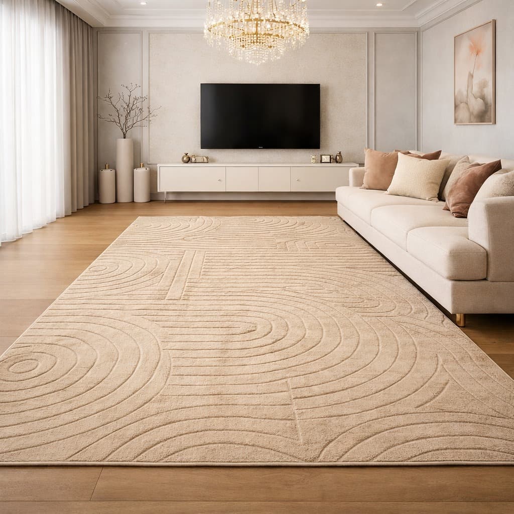 Tapete 2,00x1,40 Belga para Sala Quarto Escritório Antiderrapante Luxo Moderno