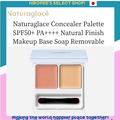 Naturaglace Concealer Palette SPF50+ PA++++ Natural Finish Makeup Base Soap Removable