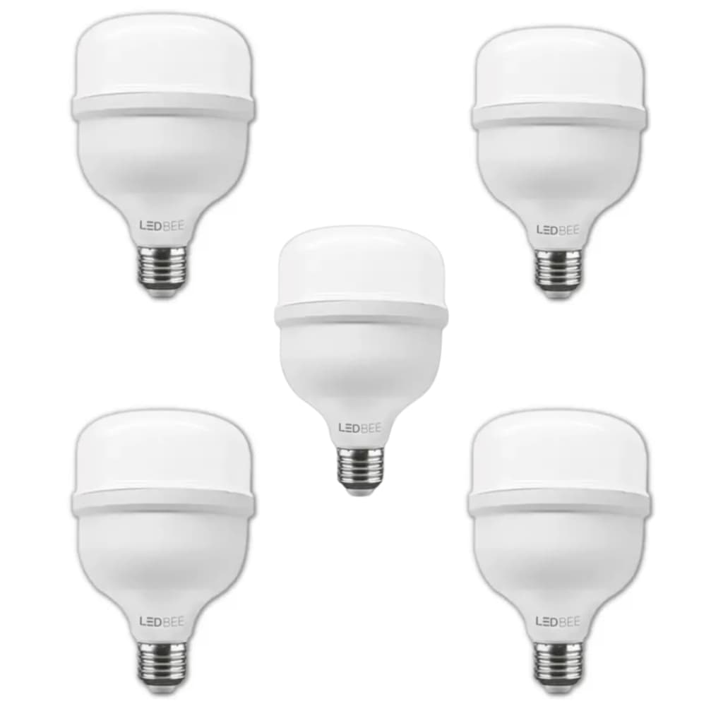 Kit Lâmpadas Led 50w Alta Potência Industrial E27 6500k 2 3 E 5 Unid