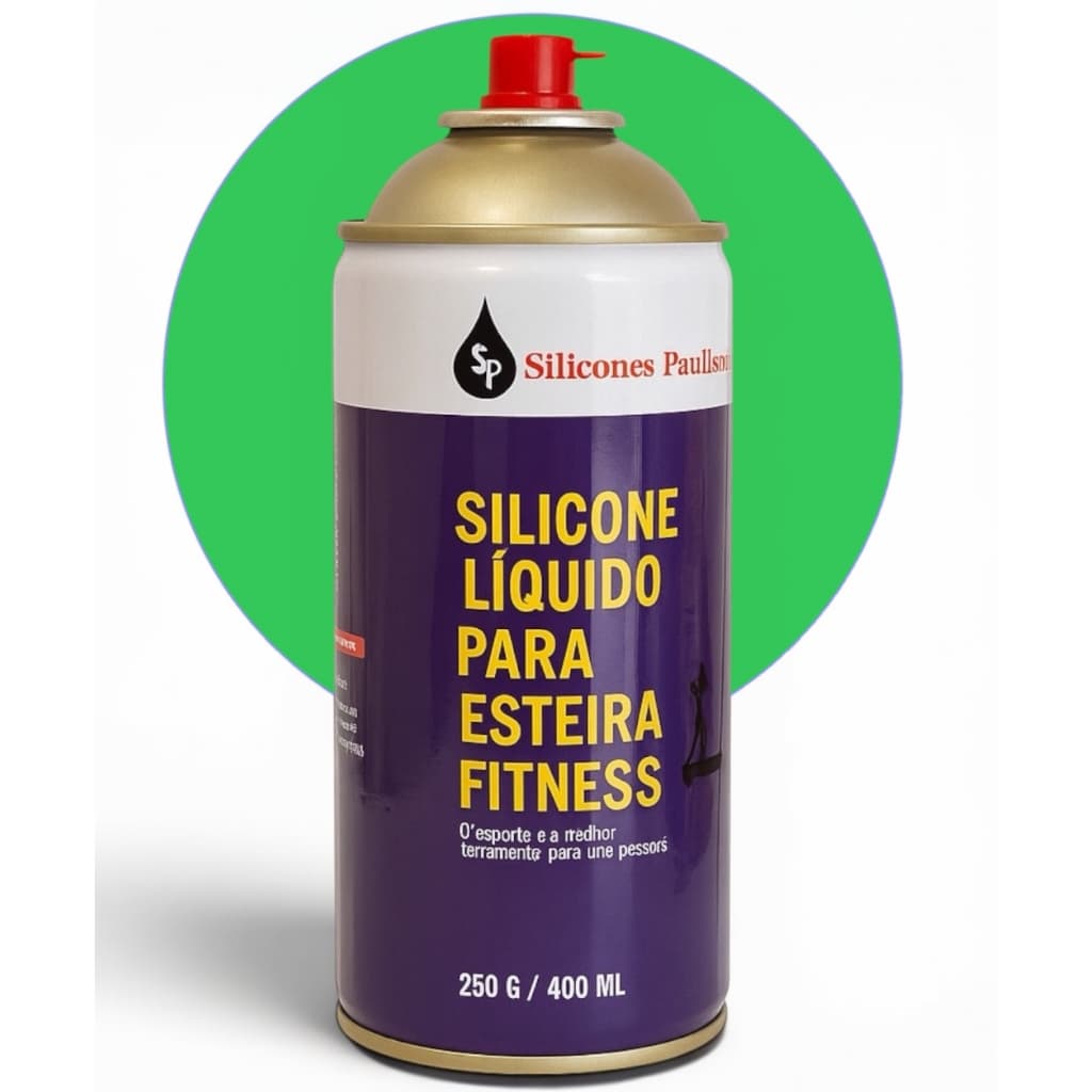 Silicone Spray Lubrificante Esteira Ergométrica Academia 400 ml BICICLETA ESTAÇÃO MUSCULAÇÃO RONDANA