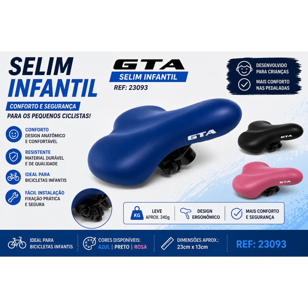 Banco infantil, Selim infantil de bicicleta (GTA)