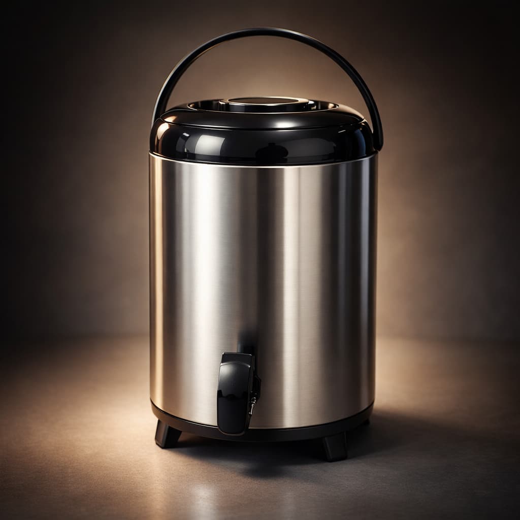 Botijao Termico Inox 9,5 Litros Conserva Bebidas Isolamento Termico Durabilidade