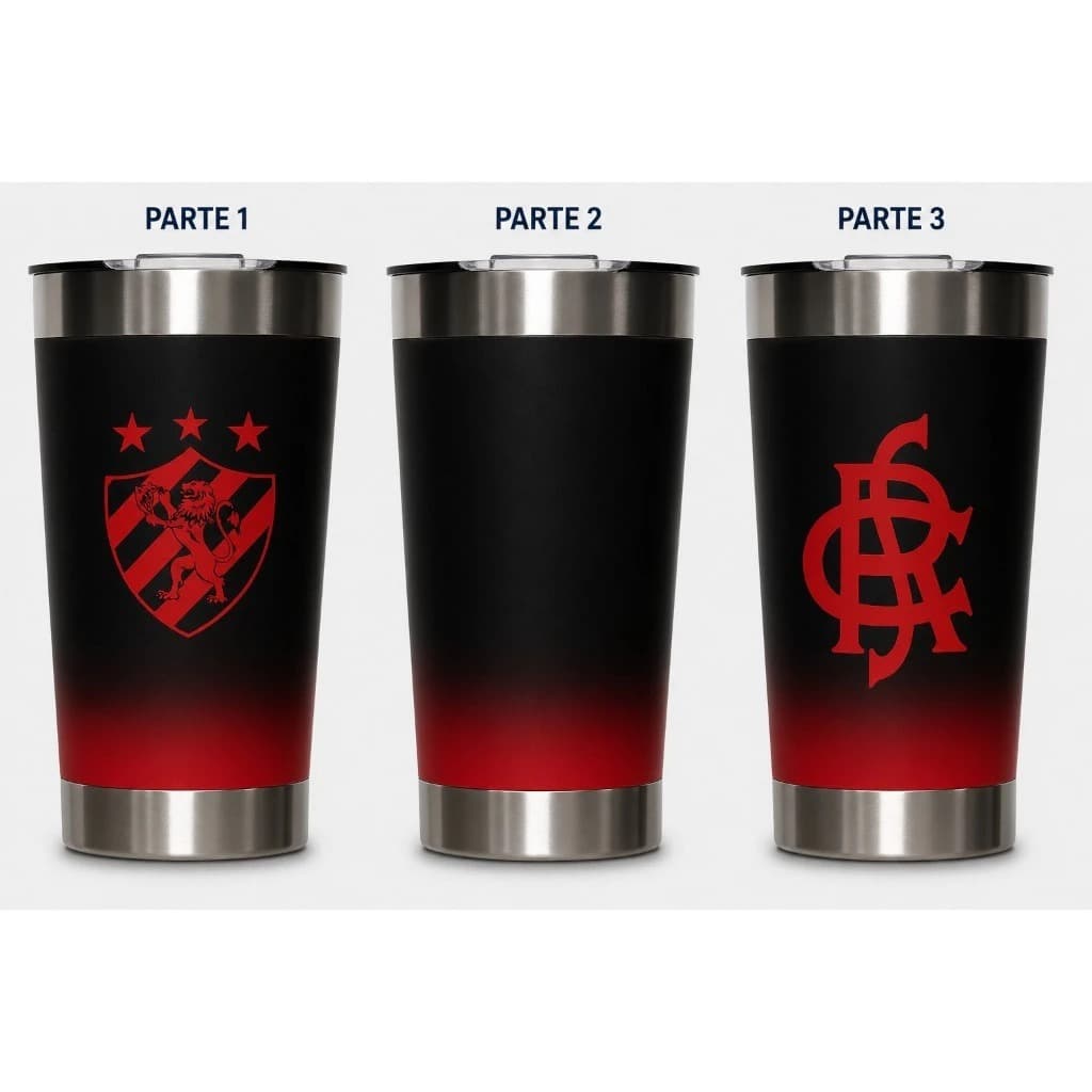 Copo Térmico 473ml em Inox com Tampa Parede Dupla Excelente para Manter Bebidas Quentes e Geladas Sempre
