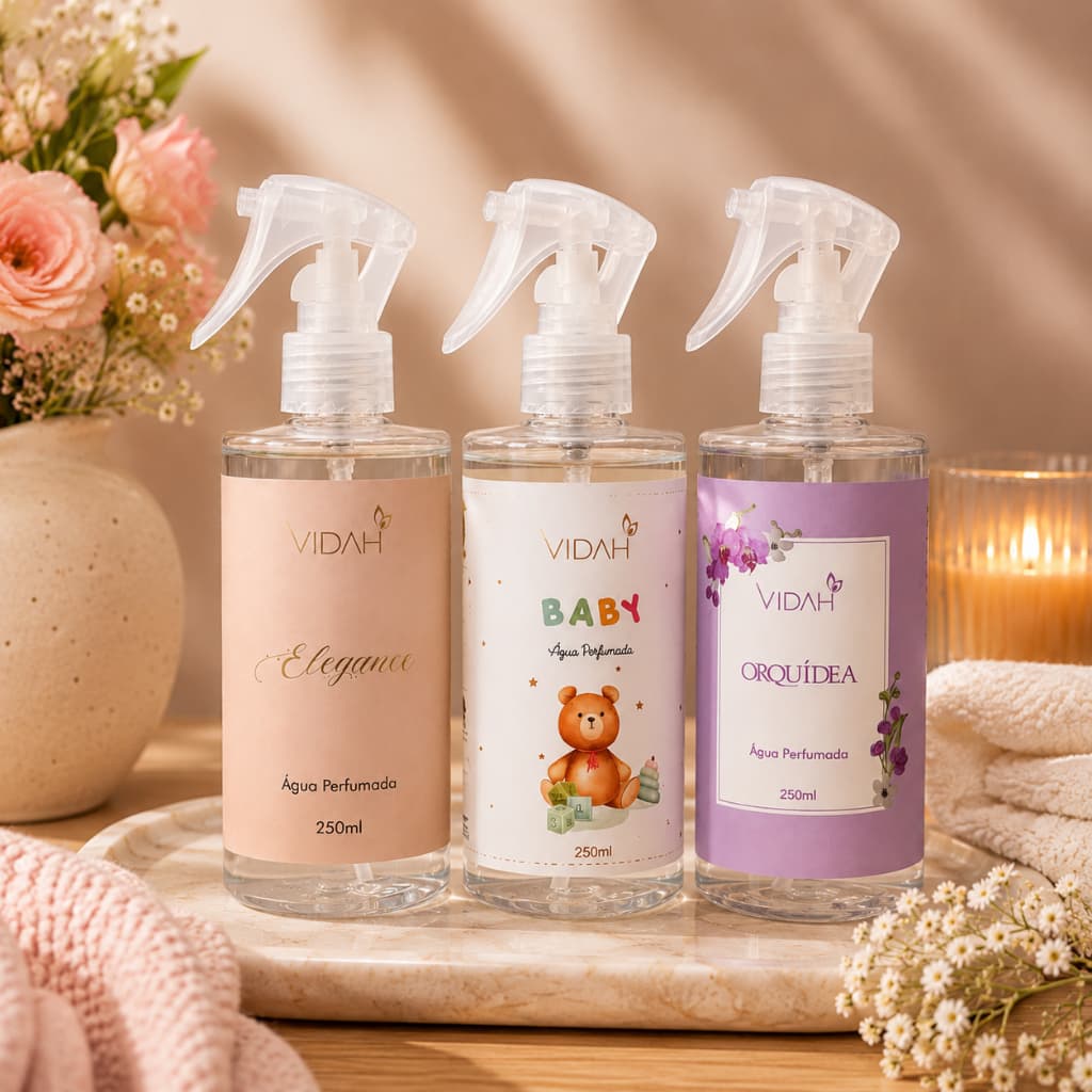 Água Perfumda odorizante para ambiente home spray 250ml