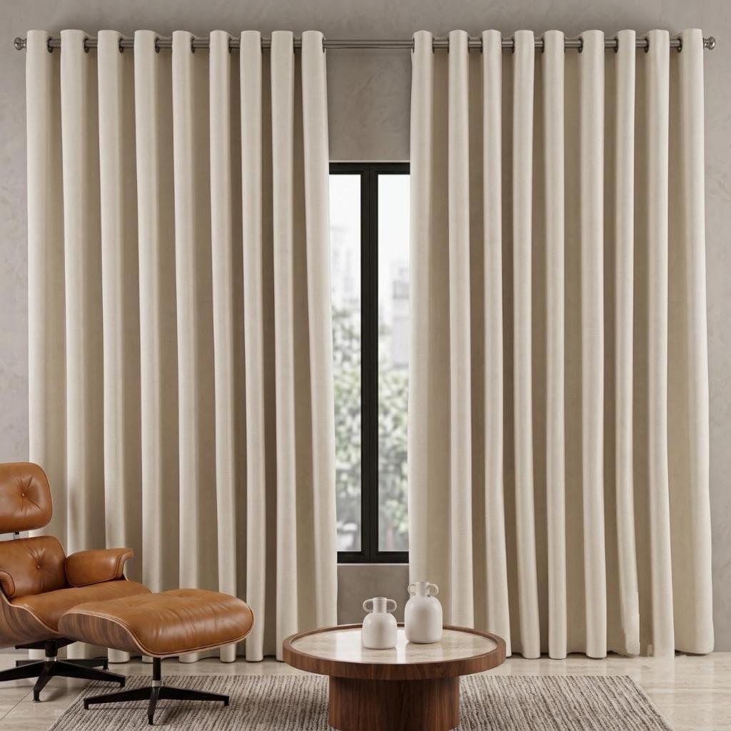 Cortina Blackout de Tecido 2,00x1,40 a 6,00x2,80 cm – Vários Tamanhos e Cores para Sala