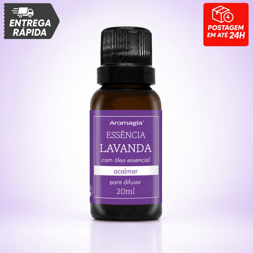 Essência Lavanda Aromagia WNF 20ml – Aroma Relaxante para Difusor, Aromatizador e Ambientes