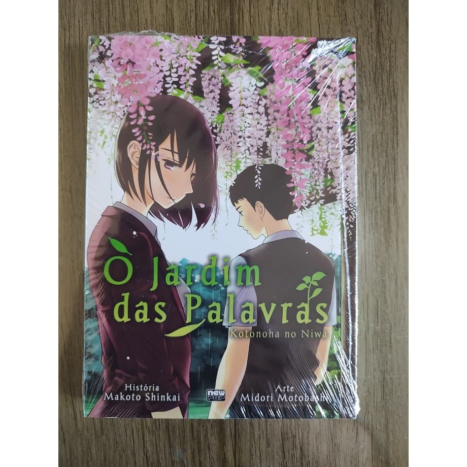 Livro/Mangá O Jardim das Palavras (Kotonoha no Niwa) Editora New Pop - História Completa - Lacrado!