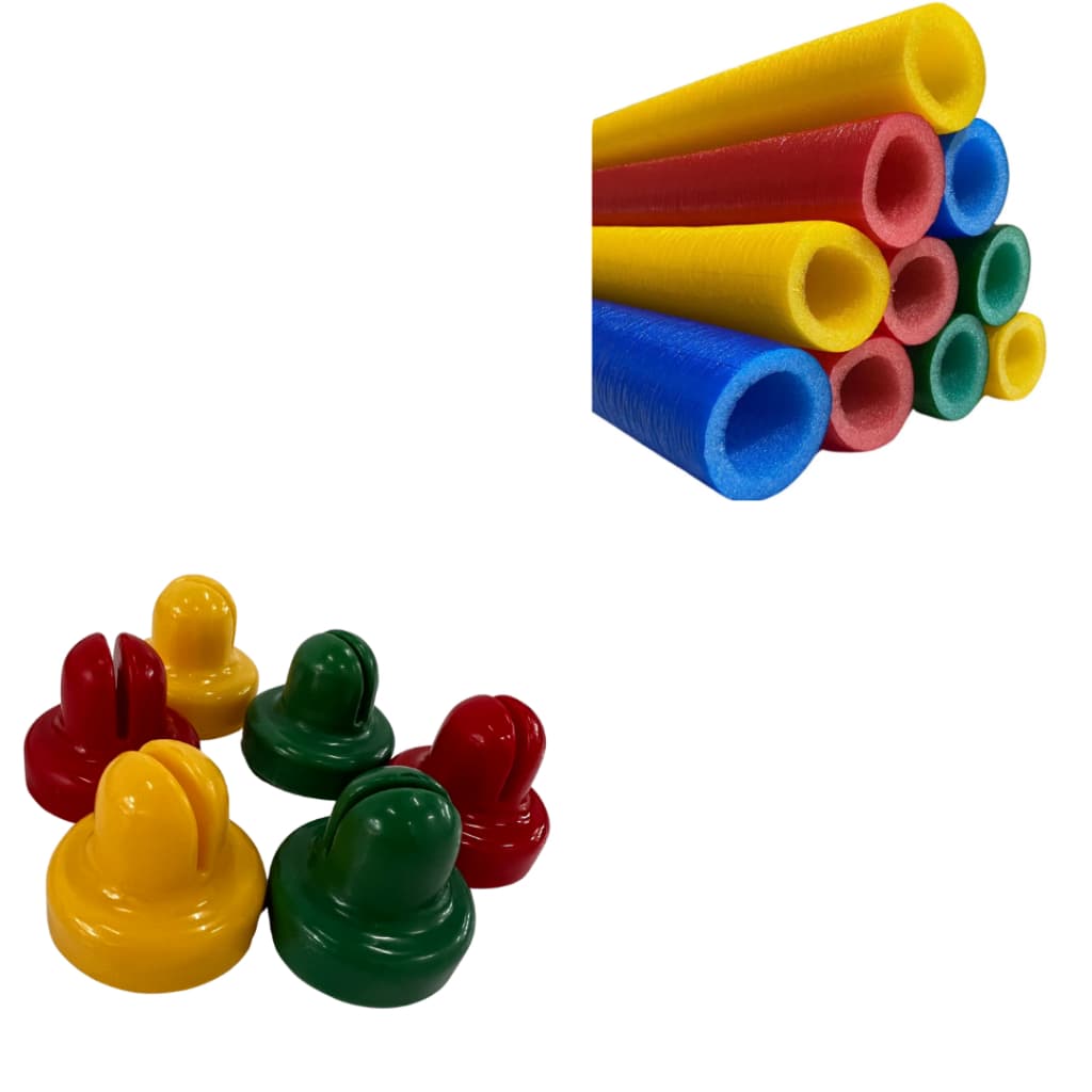 Kit Cama Elástica/Pula-Pula 3,66m – 8 Ponteiras + 8 Isotubos