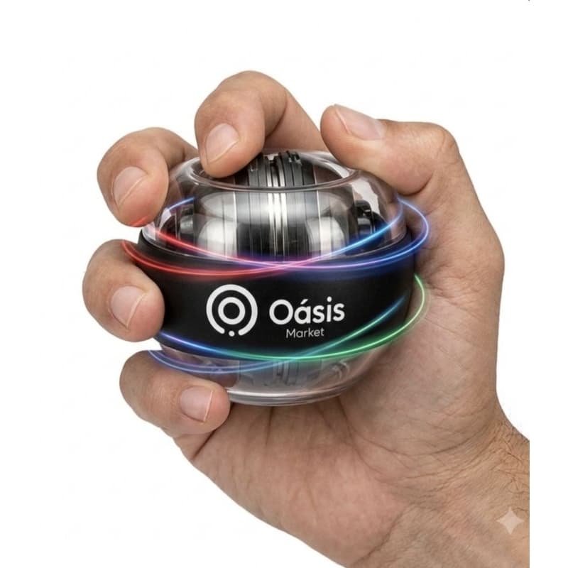 Bola Giroscópio Para Fortalecimento Muscular Silicone Antiderrapante Equipamento Para Fortalecer Punhos e Antebraços
