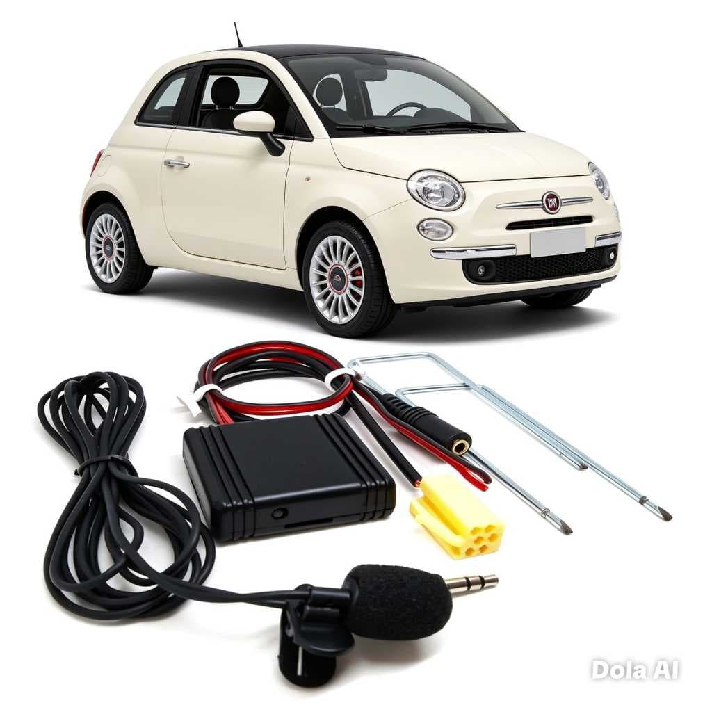 Bluetooth para som original FIAT 500 até 2010 som musica e chamadas