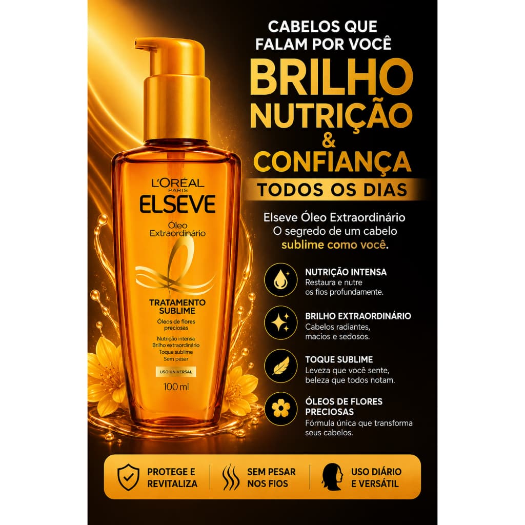 Óleo Elseve Extraordinário Paris 100ml